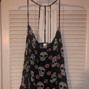 Skull tank top